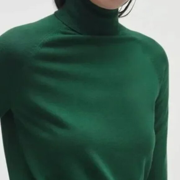 NWT Zara High Collar Turtleneck 3/4 Sleeve - Picture 9 of 9